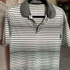 Men's Nike Golf Polo Shirt S Striped